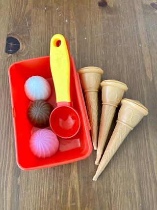 Set de helados de juguete