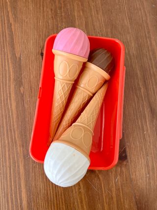 Set de helados de juguete