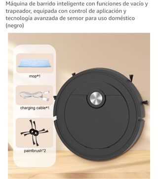 Mini Robot aspirador de limpieza.