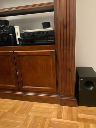 Equipo de musica Pionner. Con altavoces Bose.