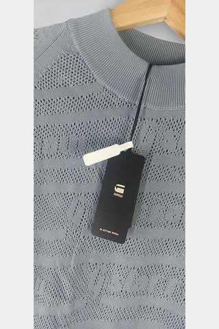 Jersey G-STAR RAW Pointelle Text Knitted Sweater