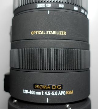 Sigma 120-400 F4.5-5.6 APO DG OS para NIKON