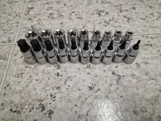 Llaves de vaso de TORX y puntas TORX