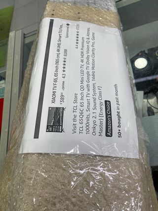 TCL 65Q6C 65 Inch QD Mini LED TV,4K HDR placa main