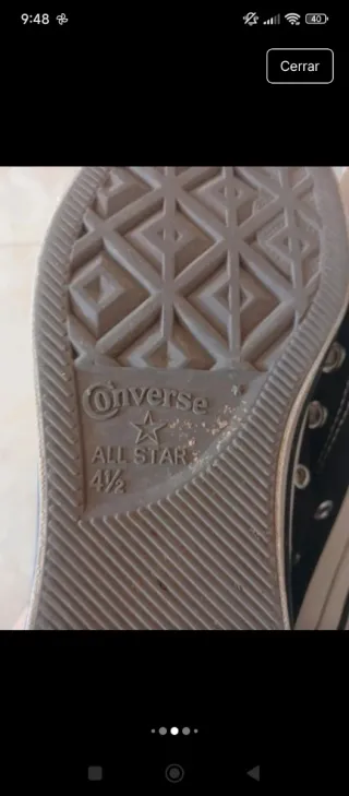 Botas Converse Talla 38