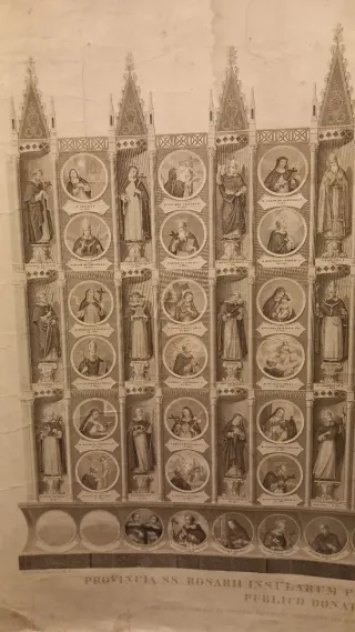 Litografia religiosa siglo XIX