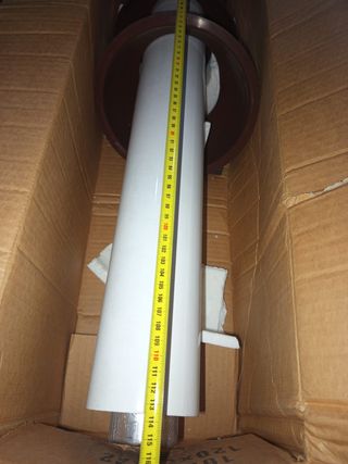 Chimenea de Cobre u aluminio 80/125 mm