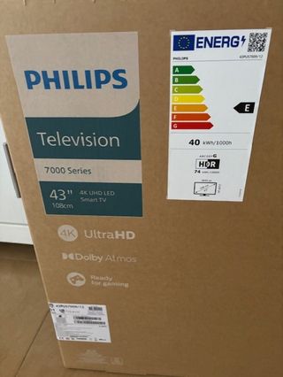 VENDO SMART TV PHILIPS 43" 4K UHD LED COMO NUEVO