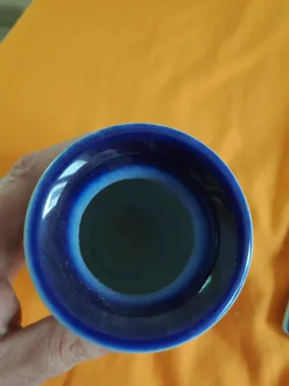 Jarrón Vintage de Cerámica esmaltada.