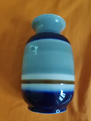 Jarrón Vintage de Cerámica esmaltada.