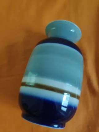 Jarrón Vintage de Cerámica esmaltada.