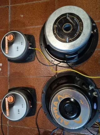 6 ALTAVOCES made in USA PARA CAJONES DE DISCOTECA