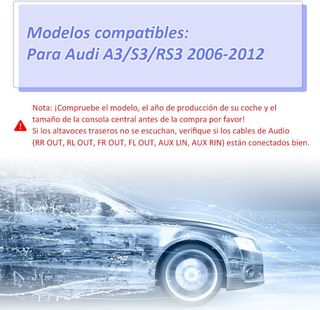 Pantalla 7 Pulgadas Táctil 2 DIN Audi A3/S3/RS3