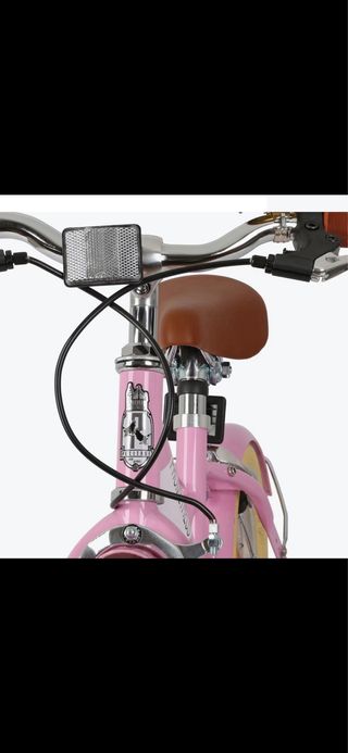 Bici de niña rosa, vintage SIN ESTRENAR
