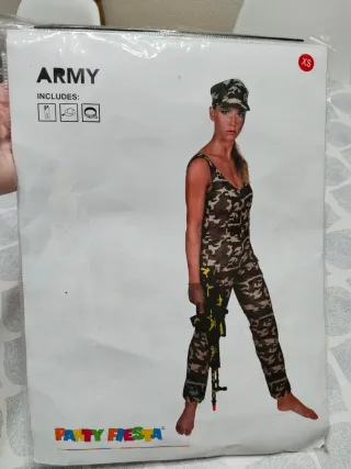 Disfraz ejercito camuflaje