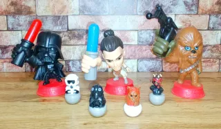 Set 8 Figure Star Wars - Darth Vader e Chewbacca