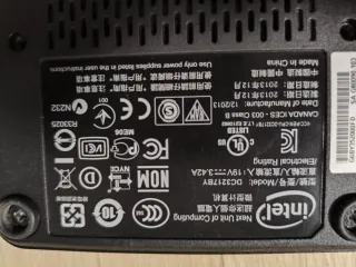 I3 Intel 1,8 3127U 8 GB RAM  60 GB hdd