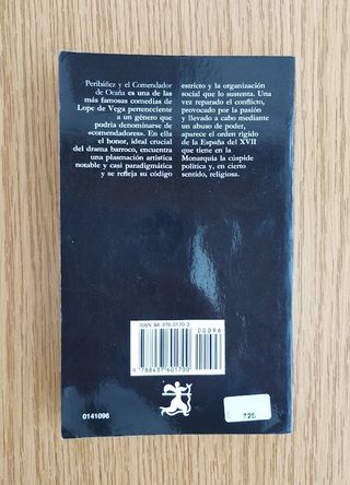"Peribáñez y el Comendador de Ocaña" (descuento)