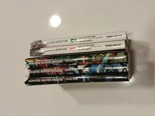 Manga Monster Hunter Flash (1,2) y Episode (1,2,3)
