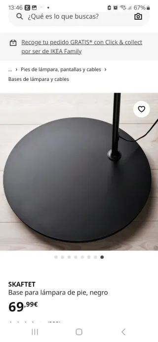 Lampara de suelo IKEA