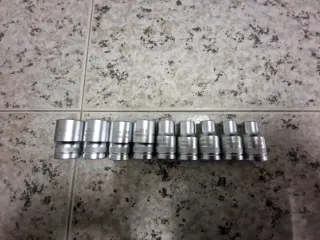 Juego vasos de Torx E 10 - E 24