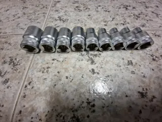 Juego vasos de Torx E 10 - E 24