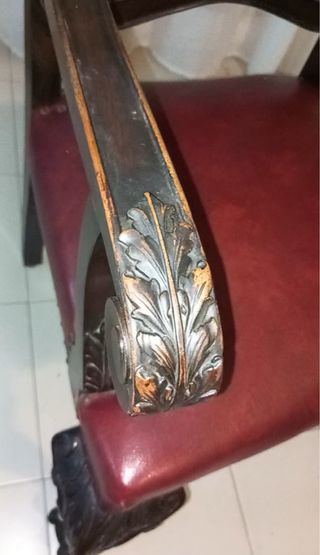 Gran sillón / Trono Estilo Chippendale