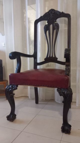 Gran sillón / Trono Estilo Chippendale