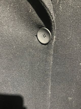 Gabardina negra de Zara