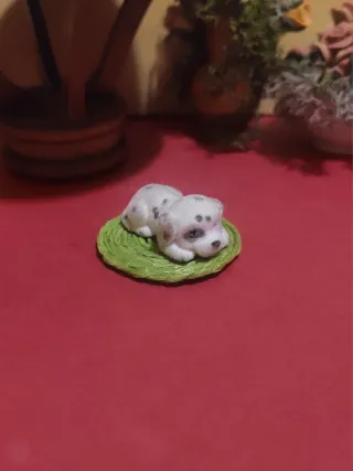 Miniatura Cane Dalmata 2,6 cm x 1,2 cm