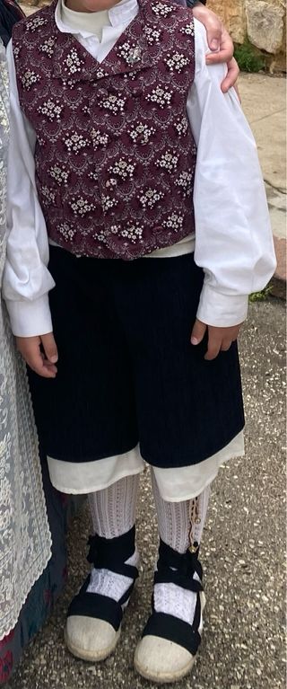 Traje de fallero talla 8