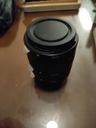 Anillos extensores montura nikon.