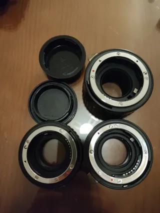 Anillos extensores montura nikon.