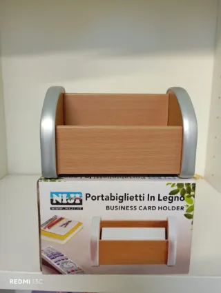 Portabiglietti legno Niji