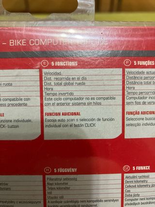 Cuentakilometros sigma bc 506 bicicletas nuevo