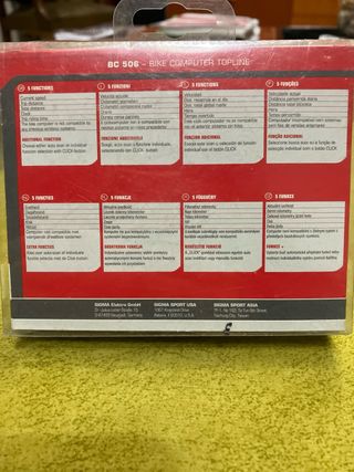 Cuentakilometros sigma bc 506 bicicletas nuevo