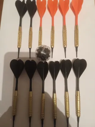 12 dardos para diana electrónica y puntas repuesto