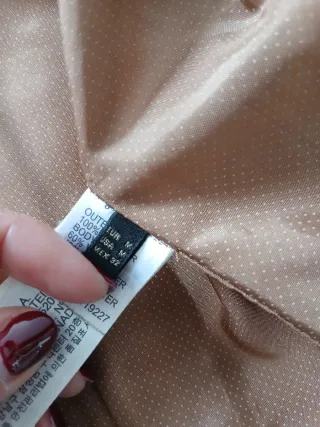 Chaqueta de piel de Massimo Dutti talla M