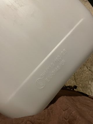 Garrafas de 25L homologadas ADR