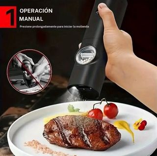 Set de molinillos eléctricos de sal y pimienta, 2