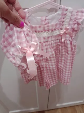 Vestido y braguita Del Sur 24m