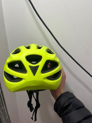 Casco BTT amarillo lo fosforito talla L