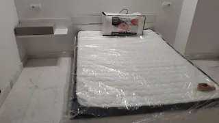 OPORTUNIDAD Colchón+Cama +somier Mesade noche obse