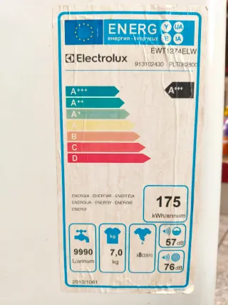 Lavadora carga superior ELECTROLUX