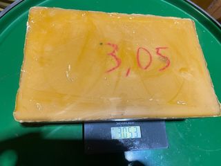 Bloque cera pura abeja 3,05 kilos