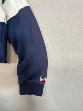 Sudadera Levi’s cropped oversize verde S mujer