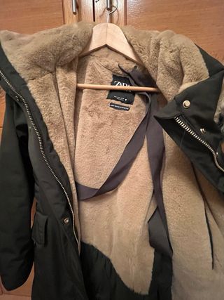 Abrigo-parka Zara Talla L