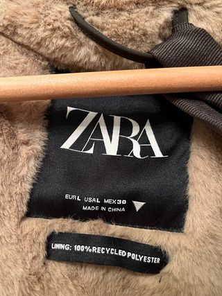 Abrigo-parka Zara Talla L