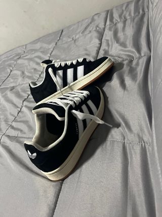Zapatillas adidas campus negras y blancas talla 40
