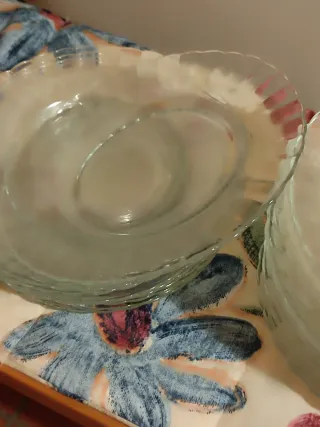 Platos de Duralex transparente